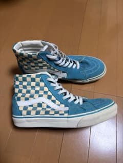 Vans Sk8-Hi BlueJewel チェッカーボード27.5cmのサムネイル