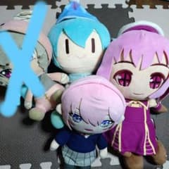 キャラクターぬいぐるみ 4点セットのサムネイル