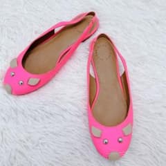 Marc Jacobs Mouse Flat Sandals, Pink, Size 36