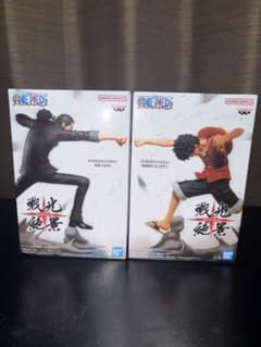 新品未開封　ワンピース 戦光絶景 ルフィ ロブ・ルッチ フィギュアのサムネイル