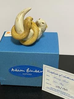 Adam Binder 動物　蛇とマングース【150個限定】のサムネイル