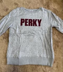 COLZA ニット L PERKY ロゴ ふわふわ セーターのサムネイル
