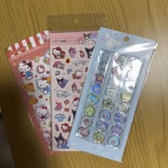 サンリオ キャラクターシール 3点セットのサムネイル