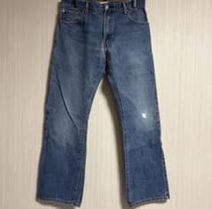 Levi’s 517 USA製 フレアデニム ブーツカット W34 L32 ヒゲのサムネイル