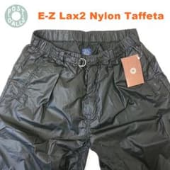 新品 ポストオーバーオールズ ナイロンタフタ パンツ ブラック sizeL 新品 ポストオーバーオールズ ナイロンタフタ パンツ ブラック sizeL