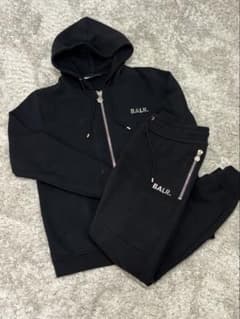 BALR. ボーラーブラックセットアップ　パーカー　スウェット　Sのサムネイル