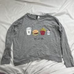 DIVIDED H&M 長袖カットソー グレーのサムネイル
