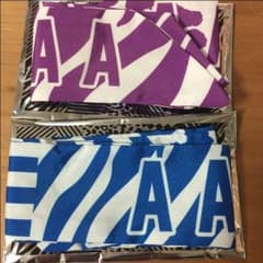 aaa a-nation リボンバンダナ 青 紫のサムネイル