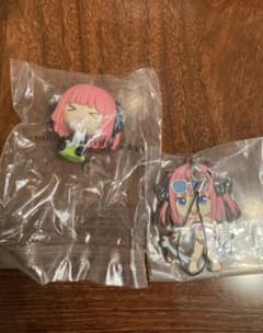 五等分の花嫁　一番くじ　二乃　ちょこのっこフィギュア ラバーストラップのサムネイル