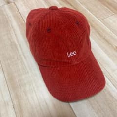 Lee × earth music&ecology コーデュロイキャップ　レッドのサムネイル
