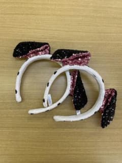 ダルメシアン カチューシャ(スパンコール) 101匹わんちゃん 2個セットのサムネイル