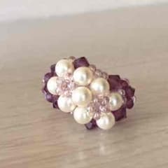 ビーズアクセサリー 指輪のサムネイル