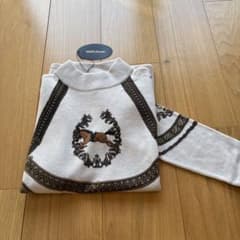 (未使用タグ付) カシミヤ100%セーターのサムネイル