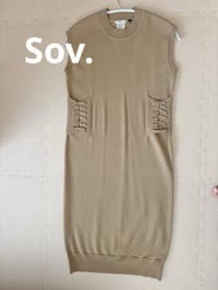 Sov. ノースリーブ ニットワンピースのサムネイル