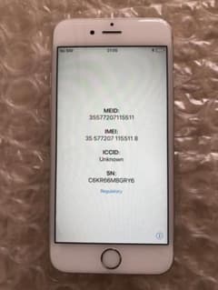 iPhone 6s Silver 16 GB Softbankのサムネイル