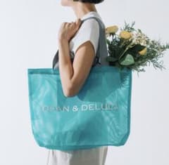 DEAN&DELUCA メッシュトート 2026 ターコイズ Lサイズ - メルカリ