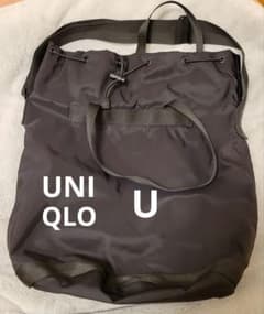 UNIQLO U バケットバッグ　ラージ　ブラックのサムネイル