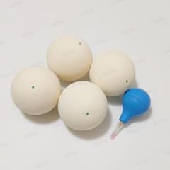 新品】ノーブランド ソフトテニスボール4個+空気入れ - メルカリ
