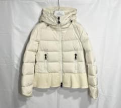 極美品］モンクレール ダウンジャケット ホワイト ネセア フリル