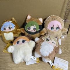 A3！　もふめーと　ワンワンぬいぐるみ　夏組　秋組　5点セット