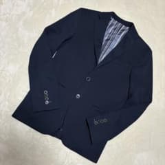 極美品】ZARA ザラ テーラードジャケット ネイビー ストライプ裏地 46