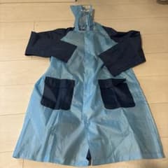 キッズ レインコート 130cm ブルー ネイビーのサムネイル