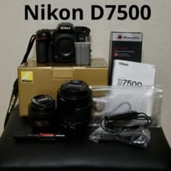 【Nikon D7500】シャッター回数8404回_本体＋レンズ2つ Nikon D7500】シャッター回数8404回_本体＋レンズ2つ - メルカリ