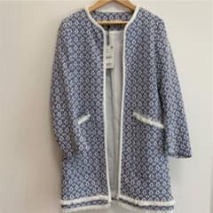 新品・未使用 ZARA ノーカラーコートのサムネイル