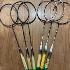 バドミントンラケット　ジャンク品のサムネイル