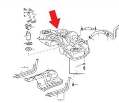 トヨタ マーク2 JZX110 燃料タンク ガソリンタンク フューエルタンク 