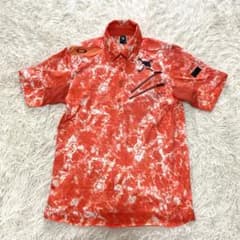 OAKLEY 刺繍　スカル　半袖　ポロシャツ　洗える OAKLEY 総柄 刺繍 スカル 半袖 ポロシャツ 洗える - メルカリ