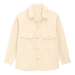 フウ様専用 GU コーデュロイCPOシャツ ナチュラルのサムネイル