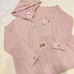 美品】ピンクハウス ギンガムチェックひなぎくテディ フード付き