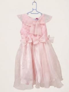 キッズ フォーマルドレス ピンク レース リボンのサムネイル
