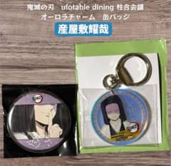 Demon Slayer: Kimetsu no Yaiba ufotable cafe Kagaya Ubuyashiki Aurora Charm Pin Badge