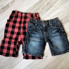 ハーフパンツ　サイズ100　2枚セットのサムネイル