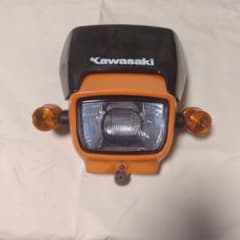KLX250 純正ヘッドライト オレンジ/黒 ウインカー付き - メルカリ