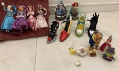 ディズニープリンセス クリスマスオーナメントセット　シューオーナメント