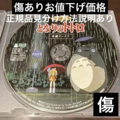 ⑤ My Neighbor Totoro DVD (1 disc, scratched, reduced price)