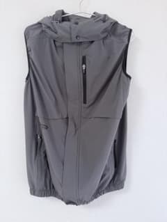 空調服 グレー サイズLL ファン・バッテリーなし 作業服 ベストのサムネイル