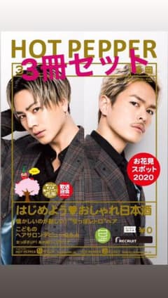ホットペッパー 登坂広臣　今市隆二 川崎版　3月号　3冊セットのサムネイル