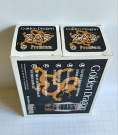 Golden Dragon 2A3 Premium 真空管　マッチドペア Golden Dragon Premium 2A3 真空管、美品 - メルカリ