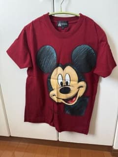Hong Kong Disneyland ミッキー Tシャツ レッド Sのサムネイル