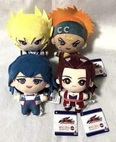 遊戯王5D's みにコレ ぬいぐるみ マスコット ブルーノ クロウ 等 4点