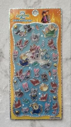 【正規品・新品未開封】ディズニー プチドロップステッカー ズートピア２のサムネイル