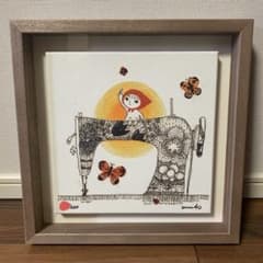 ミカオ　MICAO 「ミシン妖精」版画　絵画 ミカオ MICAO 「ミシン妖精」版画 絵画 - メルカリ