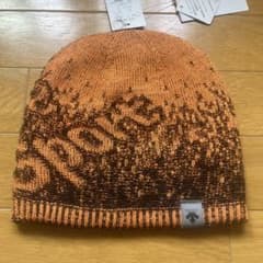 DESCENTE ロゴ入り　ニット帽のサムネイル