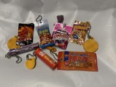 食品ミニチュア キーホルダー 7点セット ガチャガチャのサムネイル