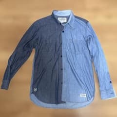【美品】NEIGHBORHOOD シャンブレーシャツ S ワーク デニム