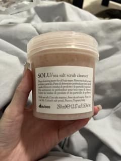 ダヴィネス Solu sea salt scrub cleanser 250mlのサムネイル